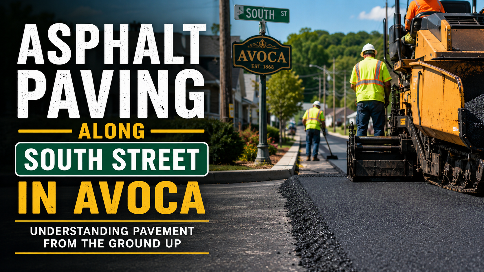 Asphalt Paving Along South Street in Avoca: Understanding Pavement from the Ground Up